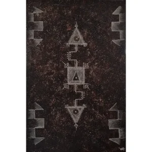 tableau abstrait Africain
