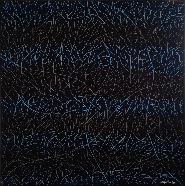 tableau abstrait mémoire d'âme