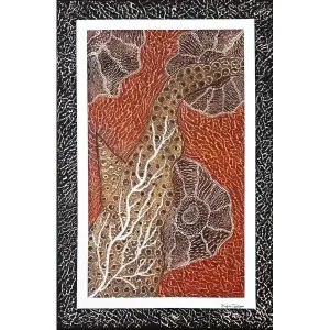 tableau contemporain texturé