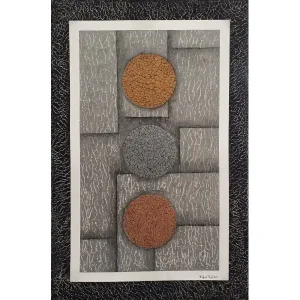 tableau contemporain texturé métallique 8
